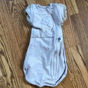 Nested Bean Newborn Neutral Beige Baby Sleeveless Weighted Sleep Swaddle